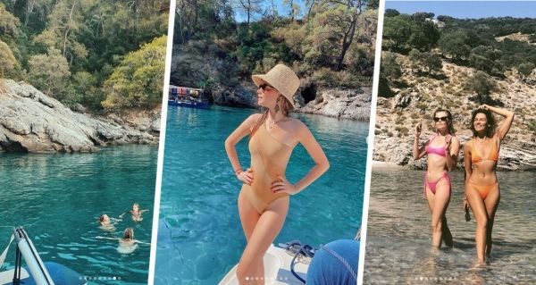 Ведущая Орла и Решки продемонстрировала свою фигуру в купальнике на яхте в Турции после отдыха на Алтае и Сочи