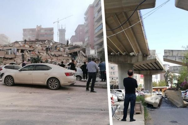ϟ Мощнейшее землетрясение в 7 баллов обрушилось на Турцию и Грецию, разрушая здания от Измира до Мармариса. ФОТО