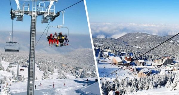⛷ В Улудаге выпал снег: горнолыжный курорт Турции готовится к приему российских туристов