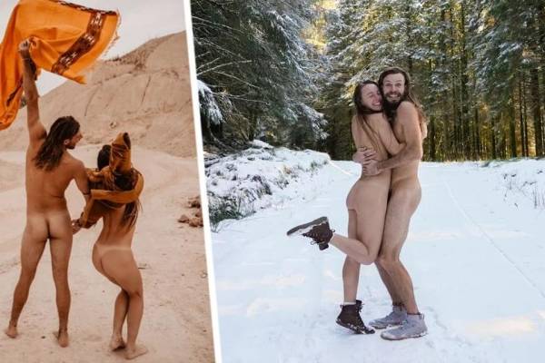 Туристы начали зарабатывать голым туризмом. ФОТО