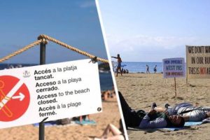 В Испании полиция зачистила Барселону от отдыхающих