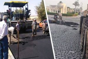 Хургада начала напоминать собянинскую Москву: к приезду российских туристов кладут новую плитку и асфальт