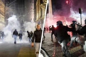 Турин, Милан … и далее везде: в Италии антиковидные протесты переросли в массовые беспорядки
