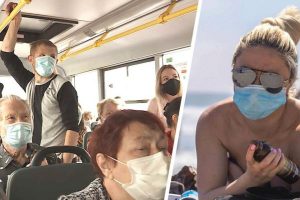 В Сочи туристов одели в маски: пока лишь на транспорте