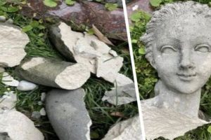 В Италии туристы повалили ценную статую, забравшись в фонтан