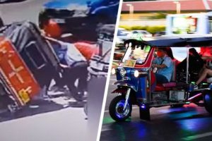 Российские туристы попали в аварию из-за заснувшего водителя моторикши