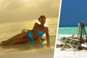 Юлия Меньшова продемонстрировала свою фигуру в бикини на Мальдивах