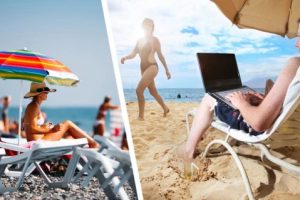 На пляжах Турции туристы будут заряжать смартфоны прямо от зонтиков